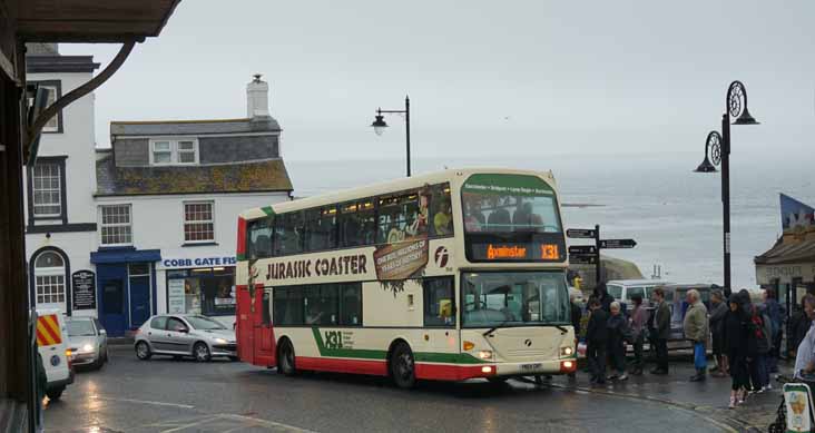 First Hants & Dorset Scania Omnidekka East Lancs Jurassic Coast 36003